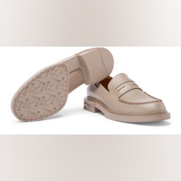 Fendi Frame FF Logo Loafers Men's 8/9 - Picture 5 of 12